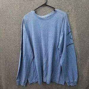 Carhartt Blue Long Sleeve T Shirt Men's XL